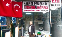 Rizeli İş İnsanı İsrail Zulmünü Protesto Ediyor