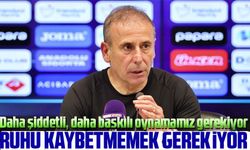 Trabzonspor’un şiddetli, baskılı oynaması gerek