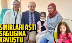 Minik Elene Trabzon’da sağlığına kavuştu