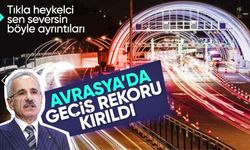 Avrasya Tüneli'nden araç geçişinde rekor kırıldı