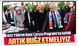 Aziz Yıldırım Hayır Çarşısı Programı'na katıldı