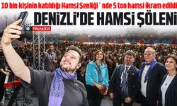 Denizli'de hamsi şenliği