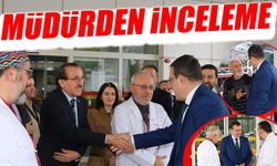 Hakan Usta, Haçkalı Baba Devlet Hastanesini inceledi
