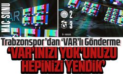 Trabzonspor’dan ‘VAR’lı Gönderme