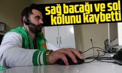 Murat Çabuk, engellere rağmen hayata tutundu