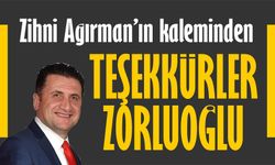 Teşekkürler Zorluoğlu