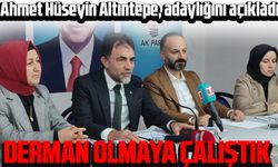 Ahmet Hüseyin Altıntepe, eşsiz kalabalıkla adaylığını açıkladı