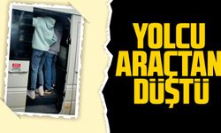 Akçaabat-Trabzon arası çalışan dolmuştan yolcu düştü