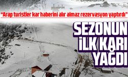 Zigana Kayak Tesislerine sezonun ilk karı yağdı