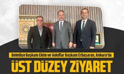 Akçaabat Belediye Başkanı Ekim ve Vakıflar Başkanı Erbaşaran, Ankara'da İstişare Toplantısı Gerçekleştirdi