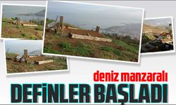 Trabzon'un Boztepe'de Deniz manzaralı mezarlığa definler başladı