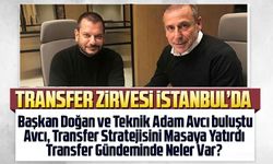 Trabzonspor Yönetimi ve Teknik Direktör Avcı, Transfer Stratejisini Masaya Yatırdı