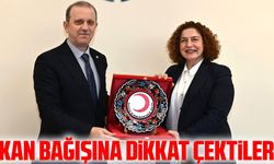 KTÜ Rektörü Prof. Dr. Hamdullah Çuvalcı, Doğu Karadeniz Bölge Kan Merkezi Müdürü Dr. Dila Baran’ı Ağırladı