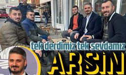 İbrahim Küçük, Arsin’i karış karış geziyor