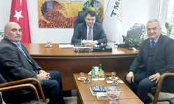 Trabzon Artvinliler Derneği'nden TMO Trabzon Baş Müdürü Turgut Bingöl'e Hayırlı Olsun Ziyareti