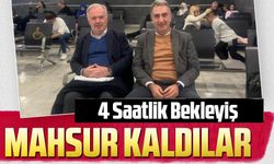 Sürmene İlçe Belediye Başkanı ve AK Parti İlçe Başkanı Havalimanında Mahsur Kaldı