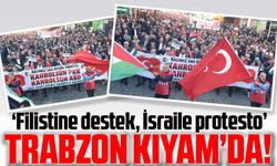 Trabzon'da Filistin'e Destek, İsrail'e Protesto Mitingi Büyük Katılımla Gerçekleşti