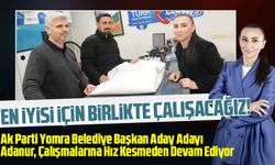 Ak Parti Yomra Belediye Başkan Aday Adayı Tülay Adanur, Çalışmalarına Hız Kesmeden Devam Ediyor