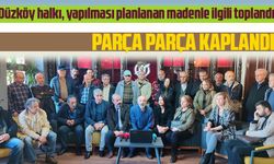 Düzköy halkı, yapılması planlanan madenle ilgili toplandı