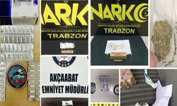Trabzon Emniyet Müdürlüğü, Narkotik Operasyonunda 13 Şüpheliyi Yakaladı