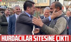 CHP Ortahisar Belediye Başkan Adayı Ahmet Kaya, Hurdacılar Sitesini Ziyaret Etti.