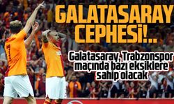 Galatasaray, Trabzonspor karşılaşmasında önemli isimlerin eksikliği ile mücadele edecek