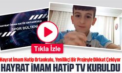 Hayrat İmam Hatip Ortaokulu, Eğitimde Yeniliğe Öncülük Ediyor; Hayrat İmam Hatip TV Yolda!