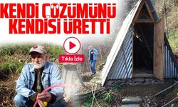 Trabzonlu Ali Kılıç, Pratik Zekasıyla Su Sorununu Kendi Çözdü! Kurduğu Çamaşırhaneyle Su Temin Ediyor