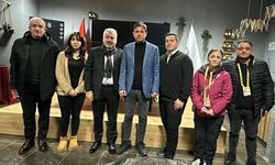 Trabzonspor Divan Başkanlık Kurulu Başkan Adayı Emin Kahraman TSYD Trabzon Şubesi'ni Ziyaret Etti