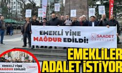 Saadet Partisi Trabzon'da "Emekliler Yine Mağdur Edildi" Yürüyüşü Düzenledi