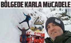 Türkiye'nin Biyosfer Rezerv Alanı Camili'de Karla Mücadele Devam Ediyor