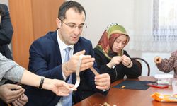 Akçaabat Belediye Başkanı Osman Nuri Ekim, Halı Dokuma ve Kazaziye Kursları'nı Ziyaret Etti