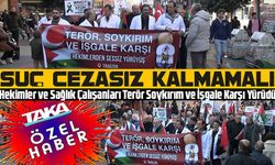 Trabzon Hekimleri Filistin'deki İsrail Terörüne Karşı Sessiz Yürüyüş Gerçekleştirdi