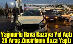 Ankara'da Yağmurlu Hava Kazaya Yol Açtı: 26 Araç Zincirleme Kaza Yaptı
