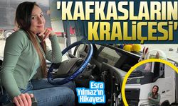 "Kafkasların Kraliçesi" Tırıyla Uluslararası Yollarda Direksiyon Sallıyor; Kadın Tır Şoförü Esra Yılmaz'ın Hikayesi