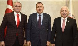 Gümüşhane Ticaret ve Sanayi Odası Başkanı, Trabzon Ticaret ve Sanayi Odası'na Ziyarette Bulundu