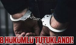Trabzon Emniyet Müdürlüğü Ekipleri 8 Hükümlüyü Yakalayarak Tutukladı
