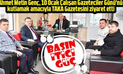 Ortahisar Belediye Başkanı Ahmet Metin Genç, 10 Ocak Çalışan Gazeteciler Günü Vesilesiyle TAKA Gazetesi'ni Ziyaret Etti
