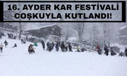 Rize'de "16. Ayder Kar Festivali" Renkli Görüntülere Sahne Oldu