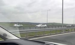 Kuzey Marmara Otoyolu'nda Tehlike! Ters Yönden Giden Sürücü Görenleri Şaşkına Çevirdi!
