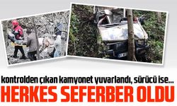 Trabzon'un Of İlçesinde Korkunç Kaza: Kamyonet Şarampole Yuvarlandı, Sürücü Hayatını Kaybetti