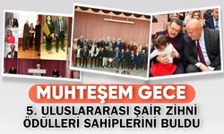 5. Uluslararası Şair Zihni Ödülleri Trabzon'da Sahiplerini Buldu