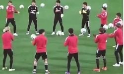 Japonya Milli Futbol Takımının Senkronize Antrenmanları Sosyal Medyayı Salladı!