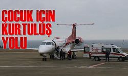 Trabzon'da Uçak Ambulans Umuda Havalandı. Çocuk İçin Kurtuluş Yolu: İstanbul'da Tedaviye Sevkedildi