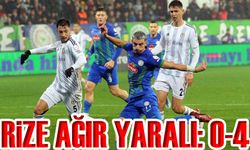 Erteleme maçında Çaykur Rizespor Beşiktaş'a farklı mağlup oldu!