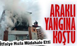 Trabzon'un Araklı ilçesindeki apartman yangını itfaiyenin hızlı müdahalesiyle kontrol altına alındı