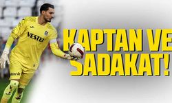 Trabzonspor'un kaptanı Uğurcan Çakır takıma sadakati ile dikkat çekiyor