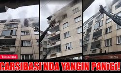 Trabzon Çarşıbaşı’nda yangın paniği, itfaiye ekipleri müdahale etti