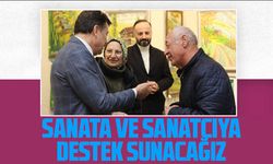 AK Parti Ortahisar Belediye Başkan Adayı Ergin Aydın, Sanata Destek Sözü Verdi