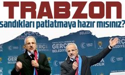 Ulaştırma ve Altyapı Bakanı Abdulkadir Uraloğlu, AK Parti'nin Trabzon Mitinginde Halka Seslendi